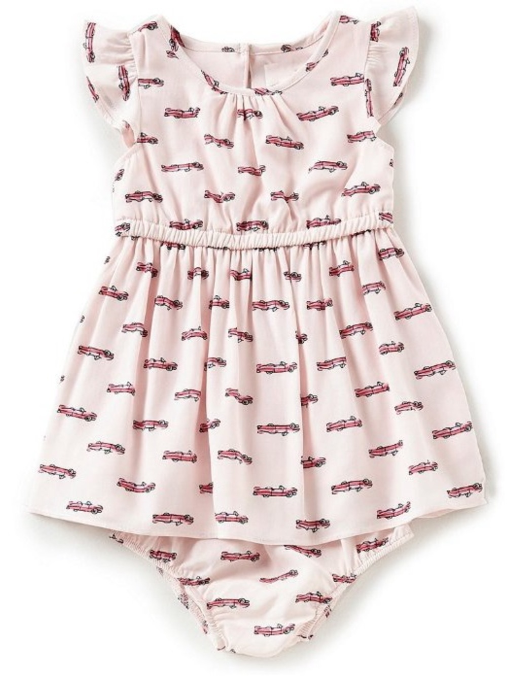 Kate Spade Flutter-Sleeve Car Dress with Matching Bloomers